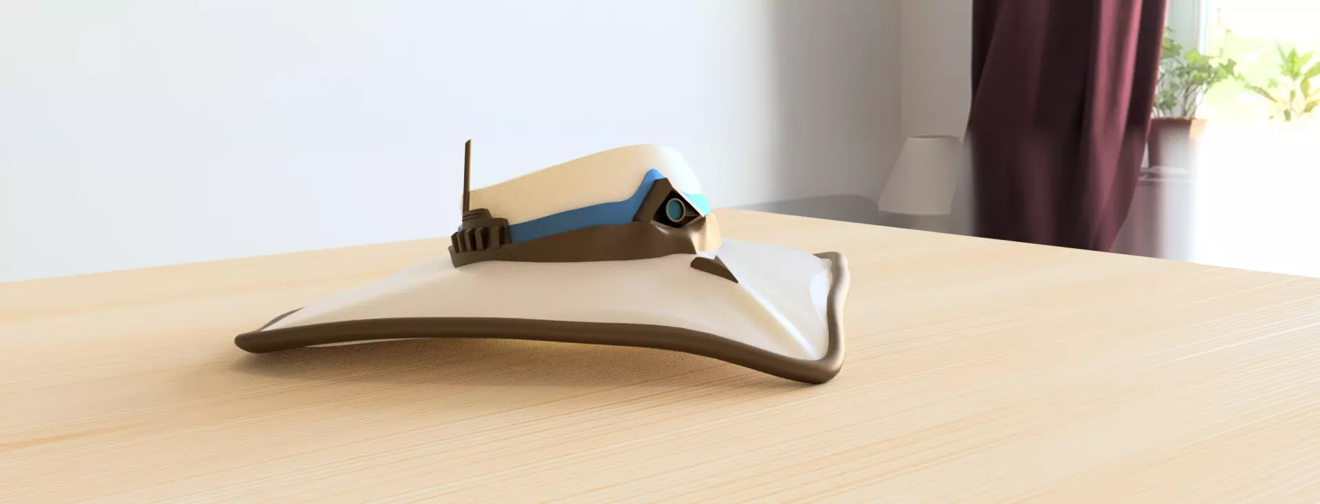Cypher hat Neural theft in Valorant game 3D print model_0