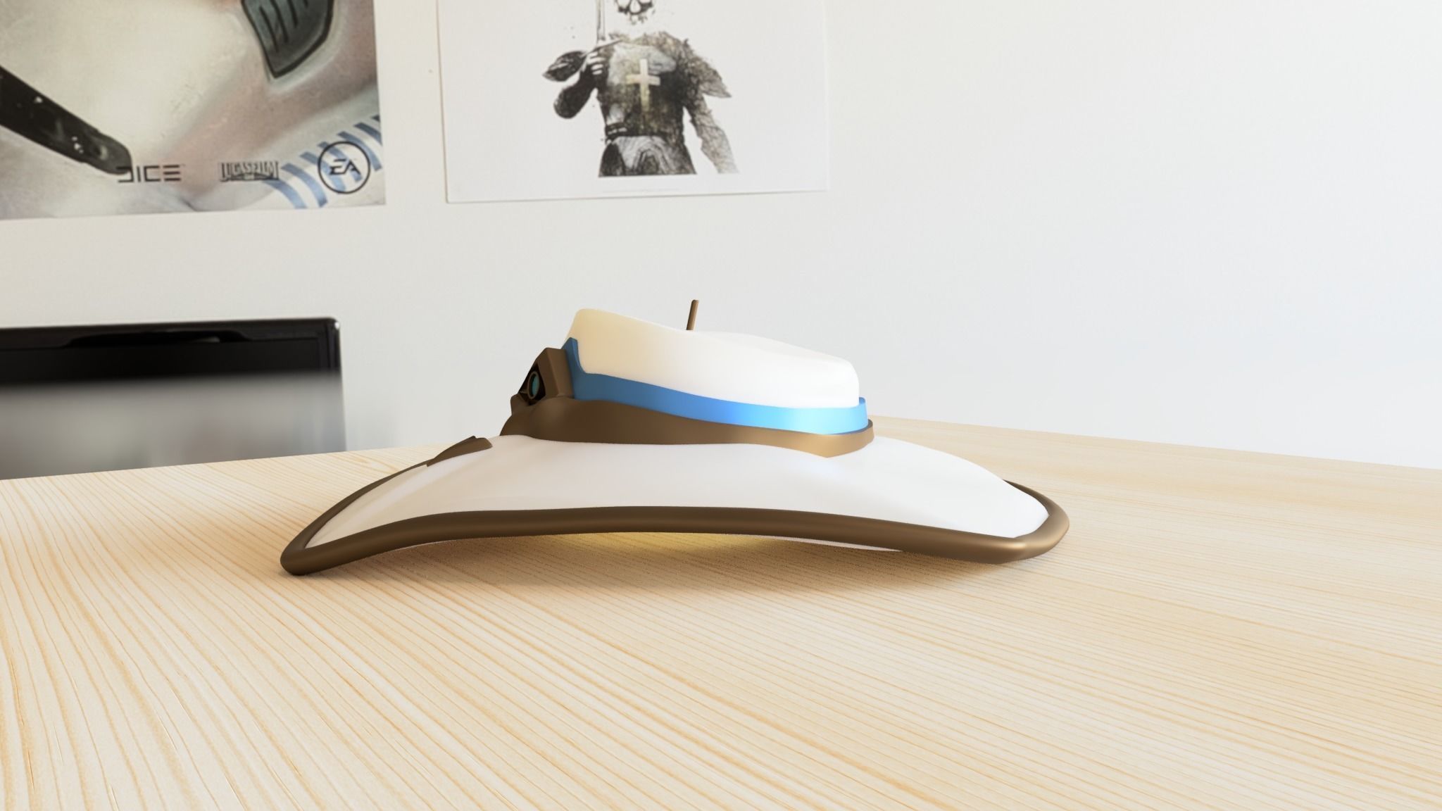 Cypher hat Neural theft in Valorant game 3D print model_7