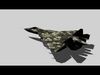 Sukhio Su-57 Free low-poly 3D model_1