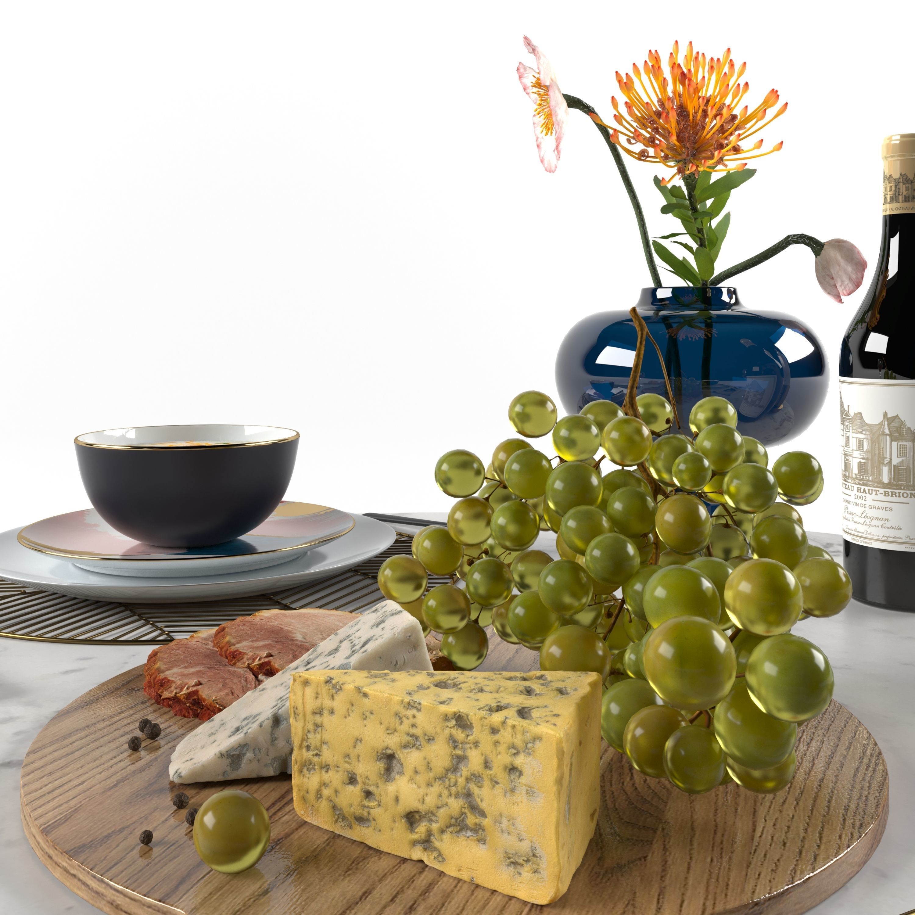 Table Setting 3D model_4