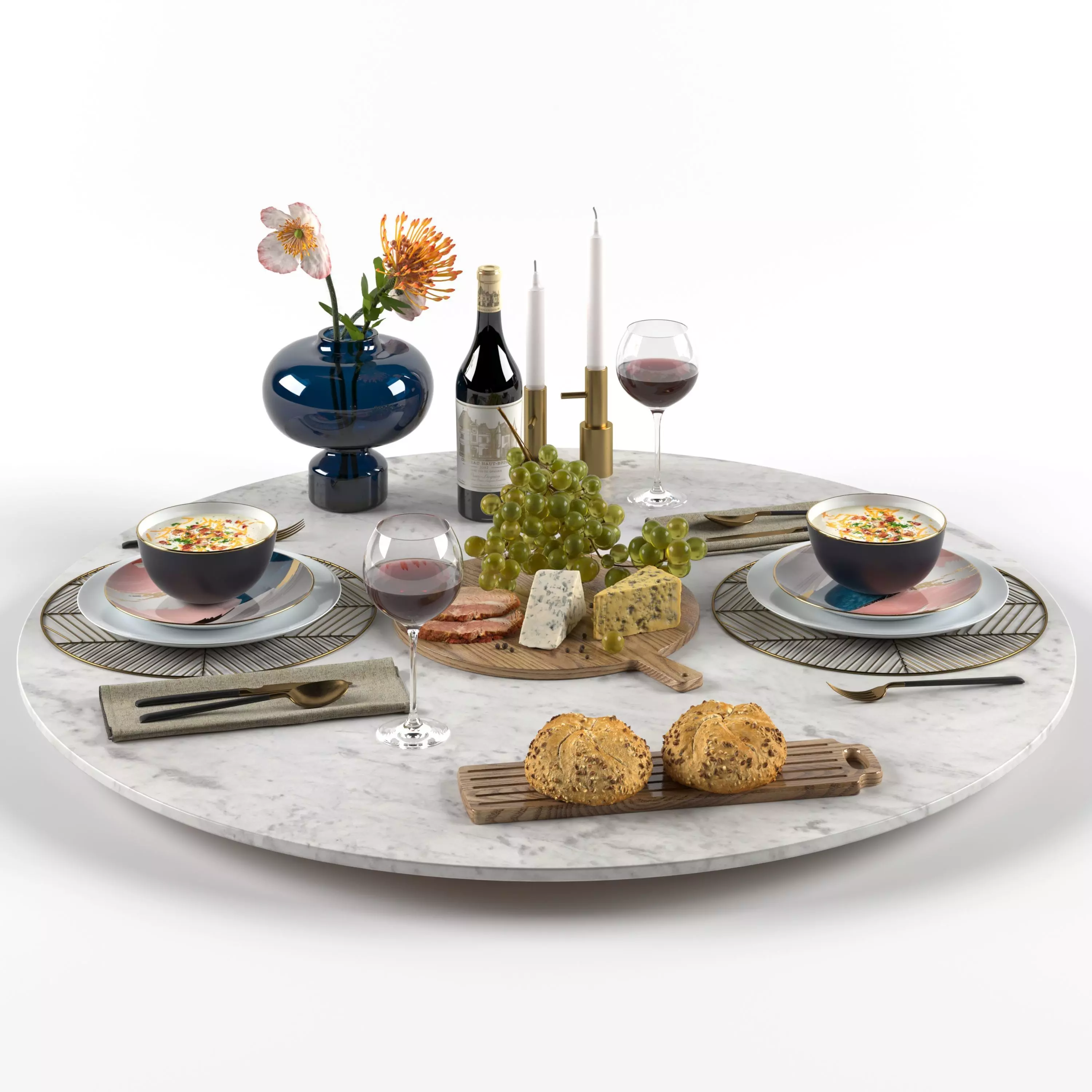 Table Setting 3D model_0