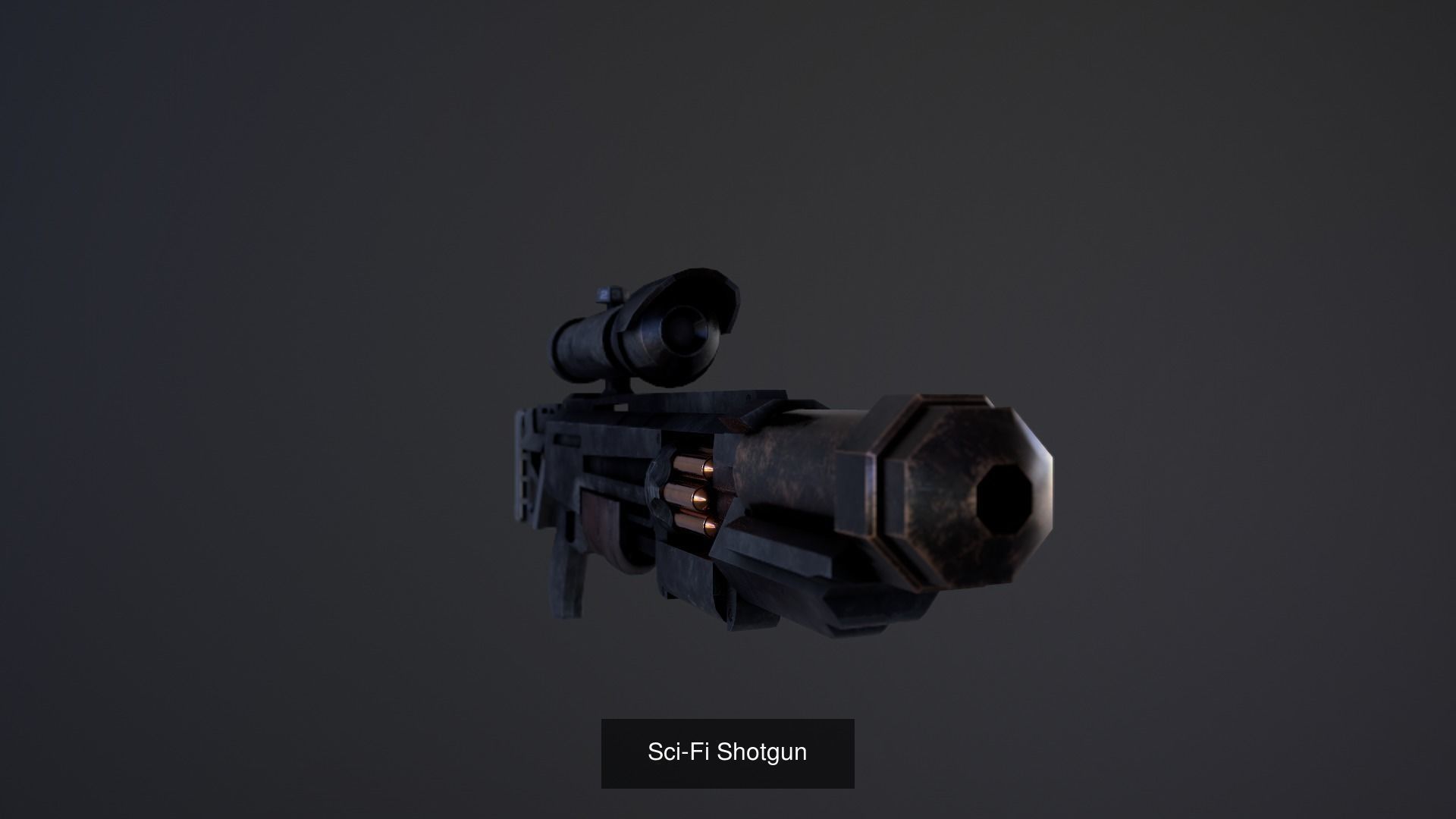 Sci-Fi Weapon Pack 3D Model Collection_9