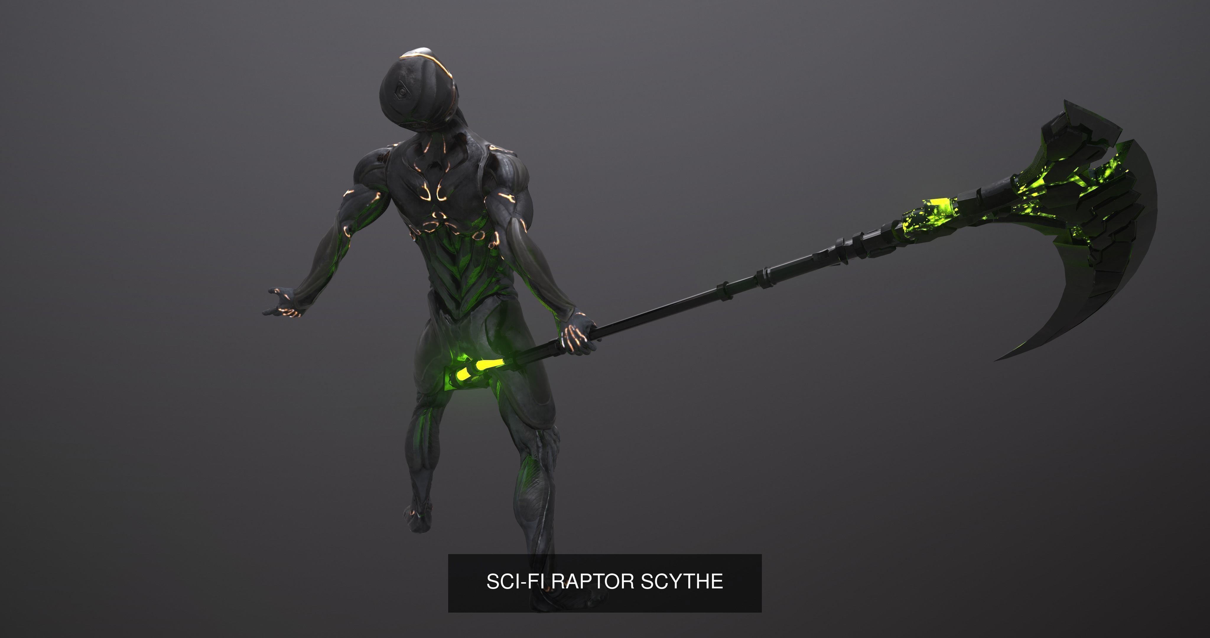 Sci-Fi Weapon Pack 3D Model Collection_10