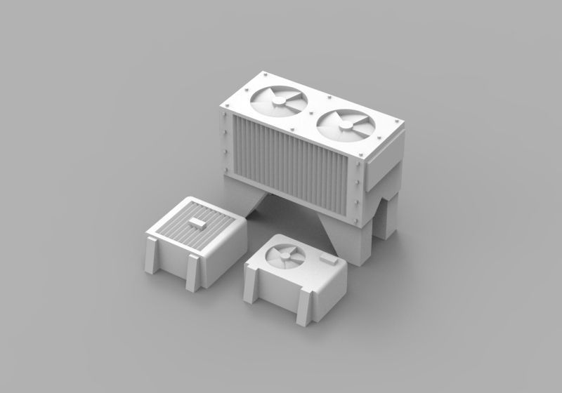 Infrastructure and Objectives Pack 01 3D print model_4
