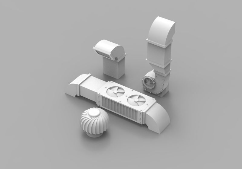 Infrastructure and Objectives Pack 01 3D print model_8
