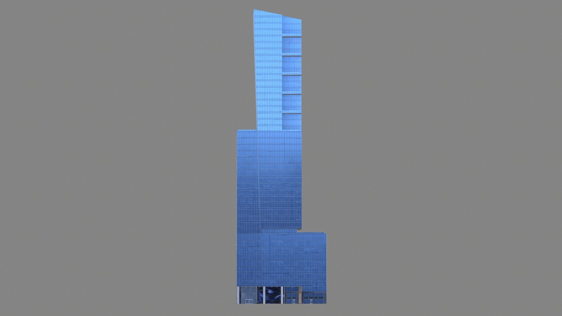 250 Howard Street Building San Francisco Low-poly 3D model_6