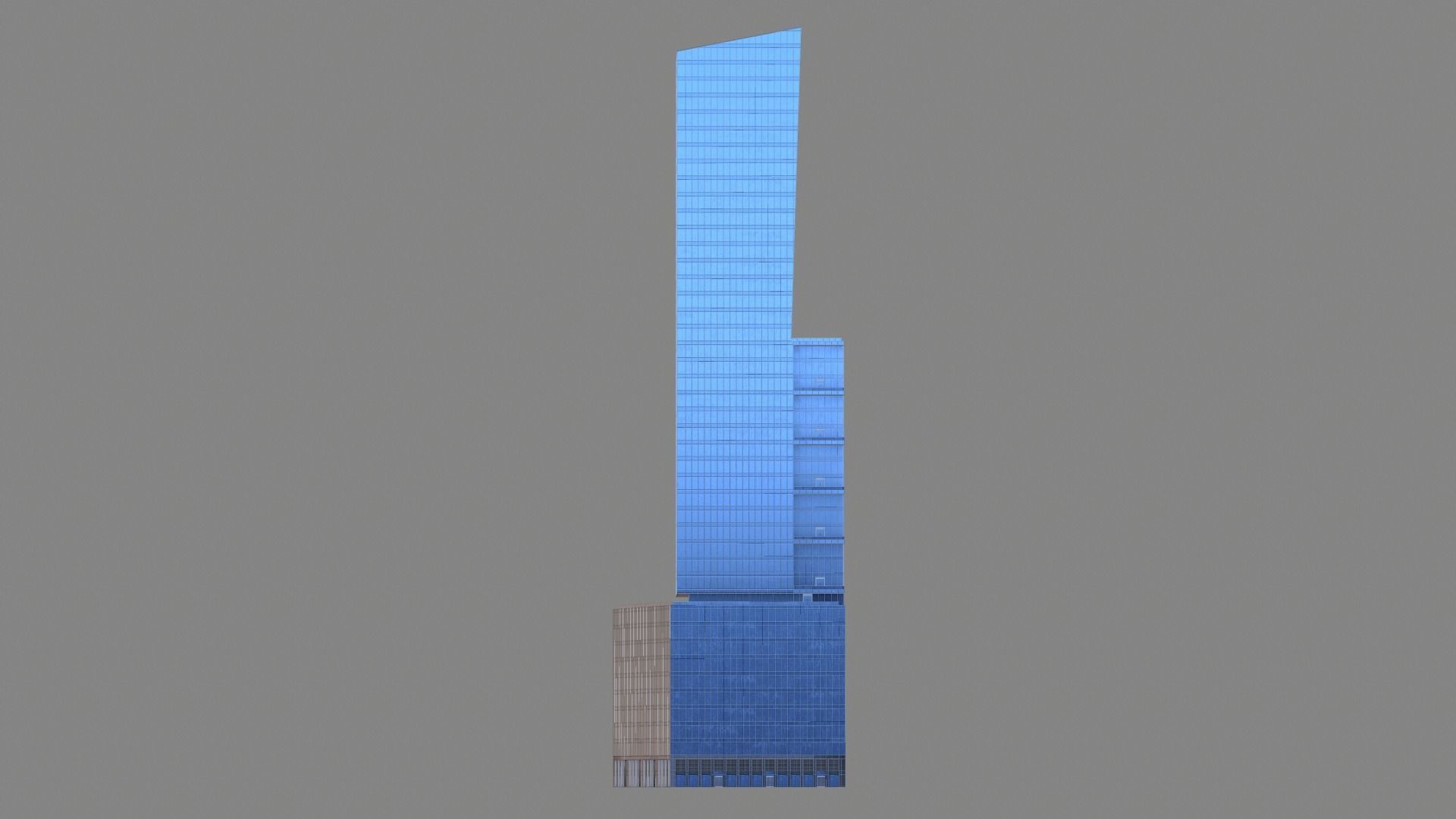 250 Howard Street Building San Francisco Low-poly 3D model_5