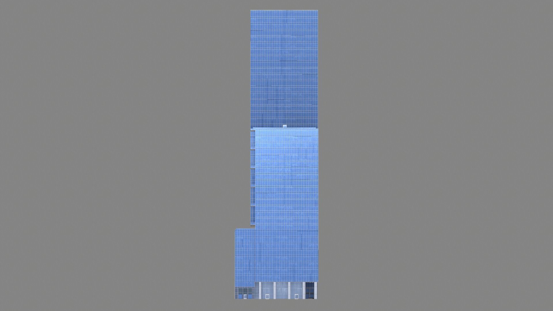250 Howard Street Building San Francisco Low-poly 3D model_8