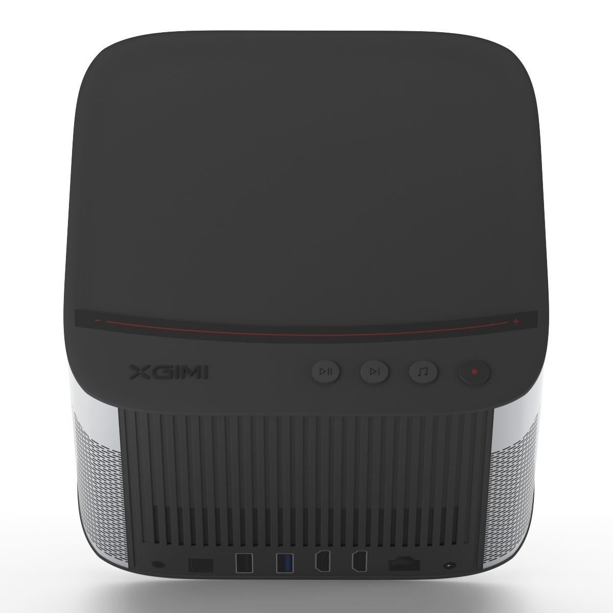 XGIMI H2 FullHD Harman Kardon projector Low-poly 3D model_2