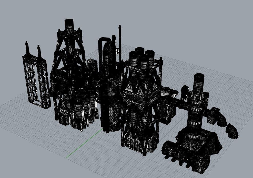Infrastructure and Objectives Pack 02 3D print model_10
