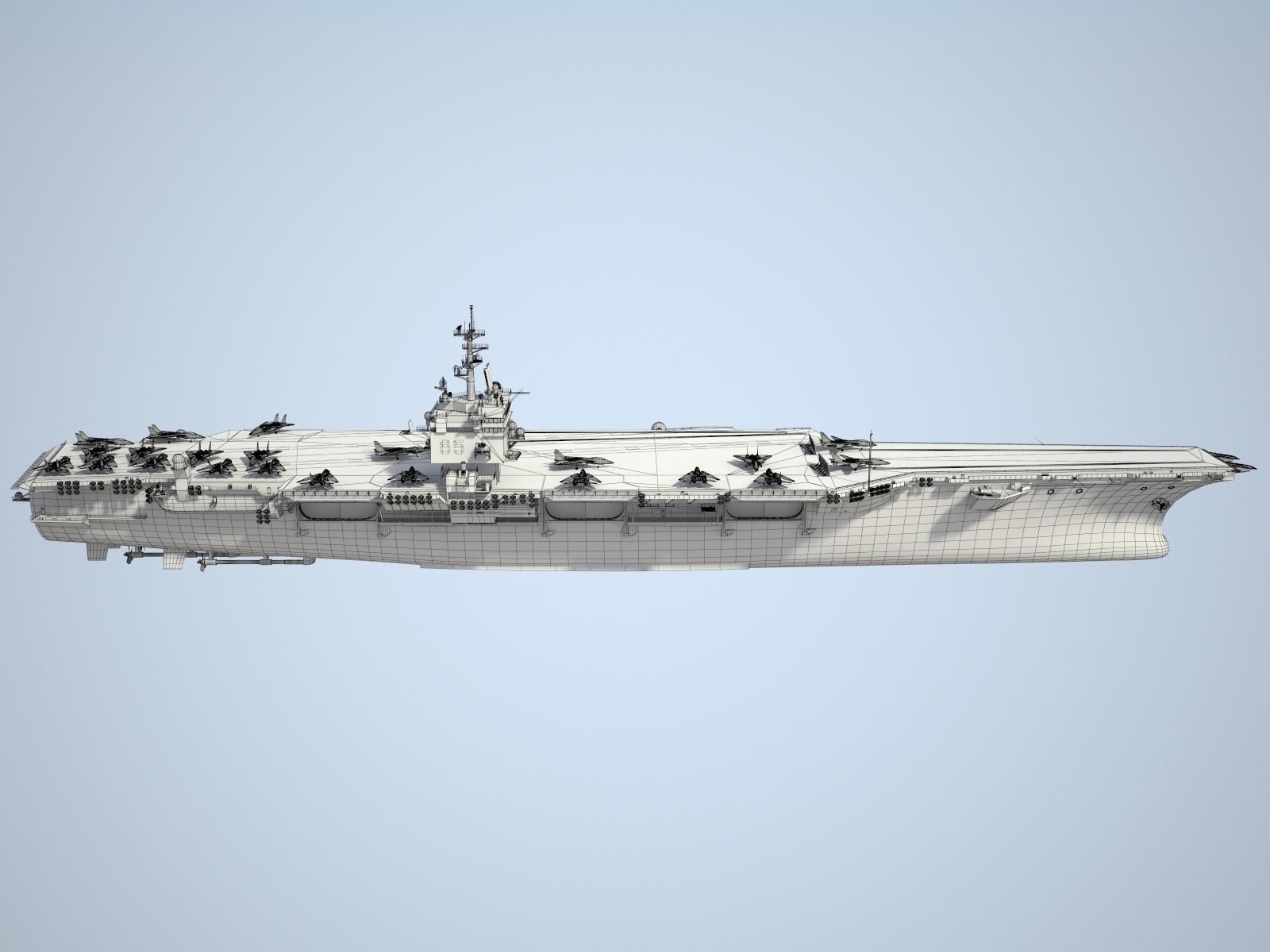 USS Enterprise CVN-65 Carrier HD 3D model_18