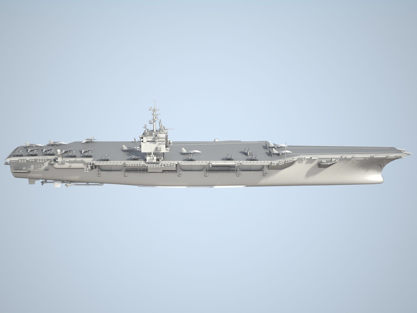 USS Enterprise CVN-65 Carrier HD 3D model_15