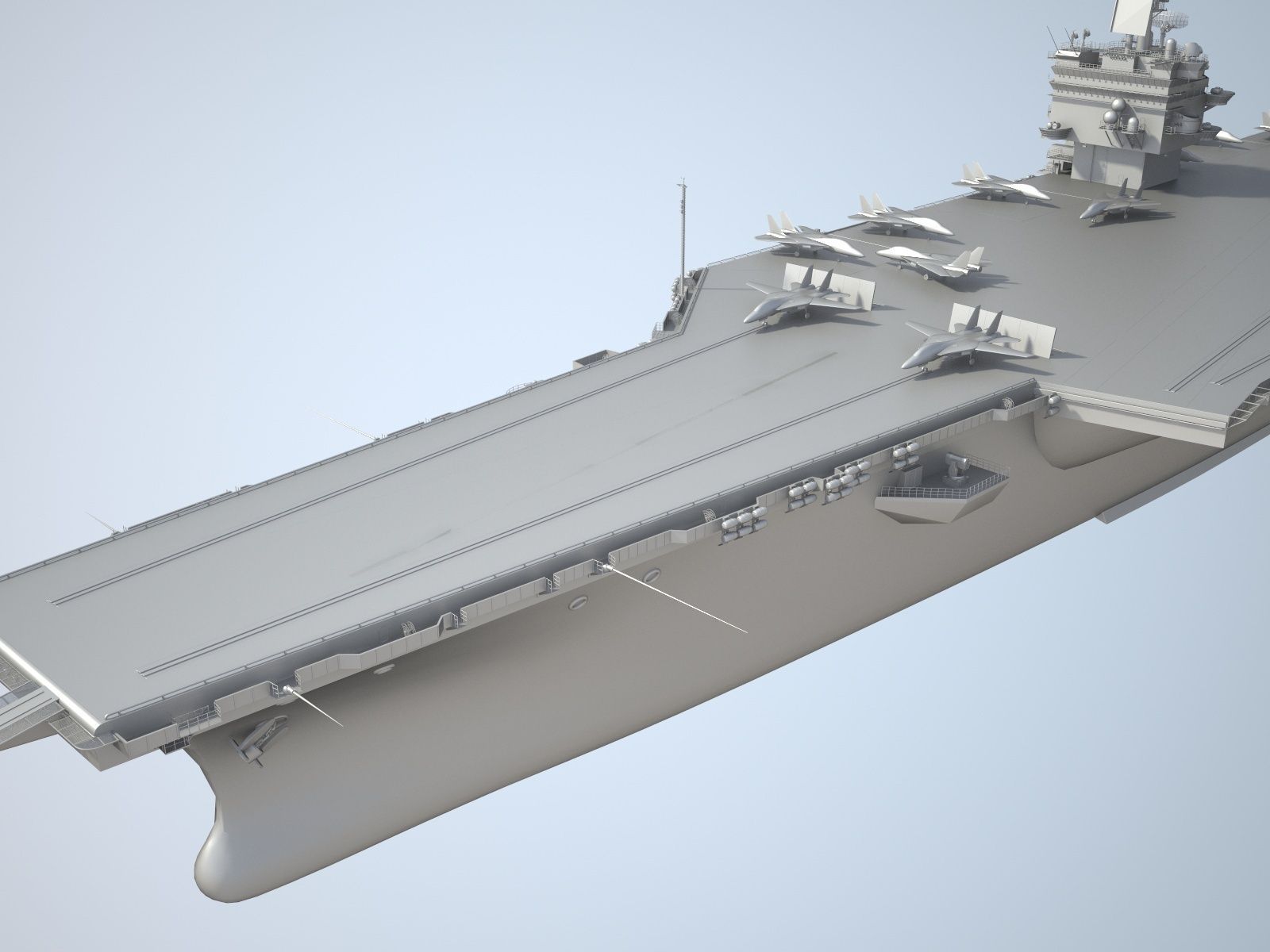 USS Enterprise CVN-65 Carrier HD 3D model_12
