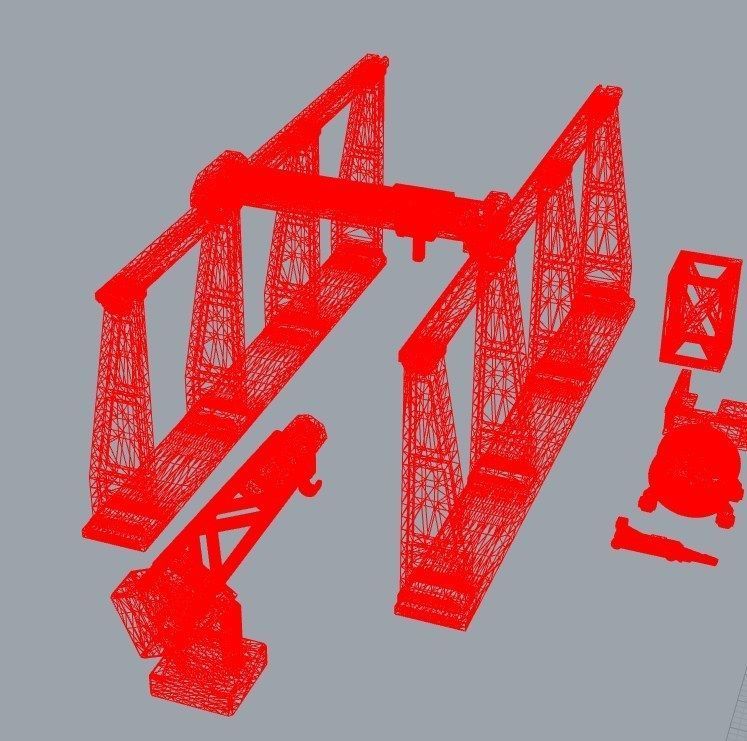 Infrastructure and Objectives Pack 03 3D print model_13