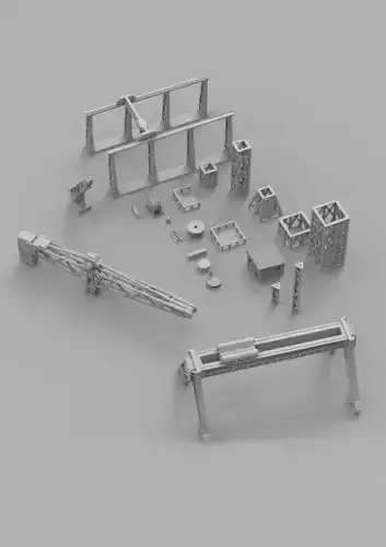 Infrastructure and Objectives Pack 03 3D print model
