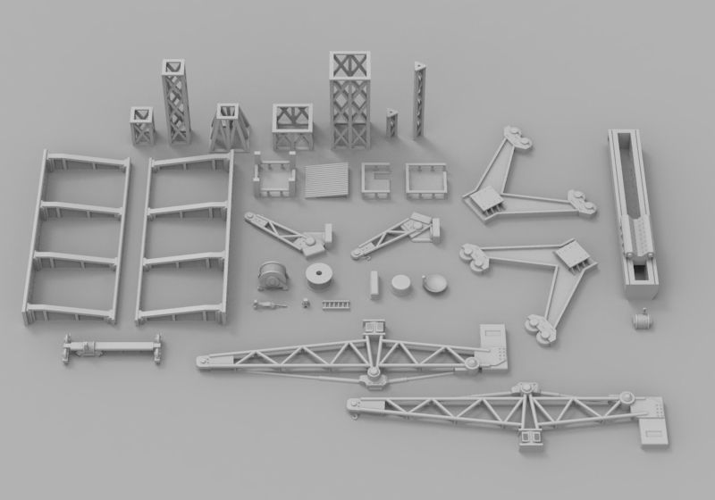 Infrastructure and Objectives Pack 03 3D print model_3