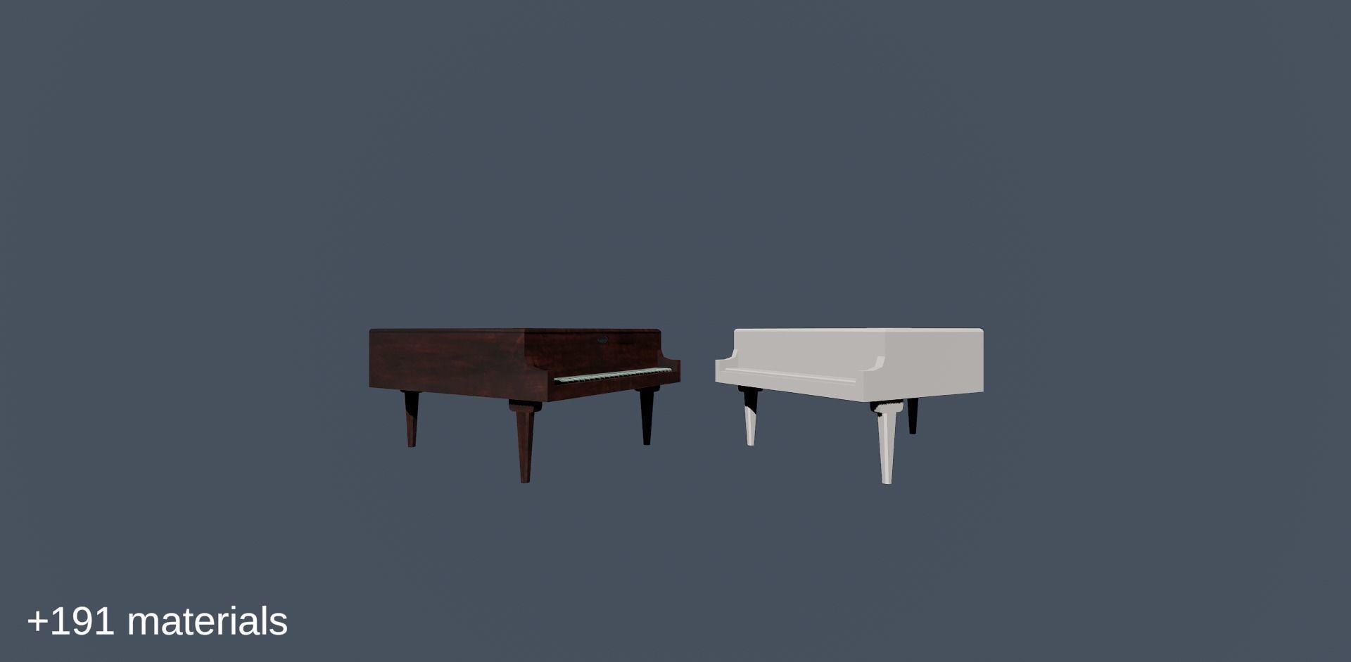 Decorations city assets for game Low-poly 3D model_8