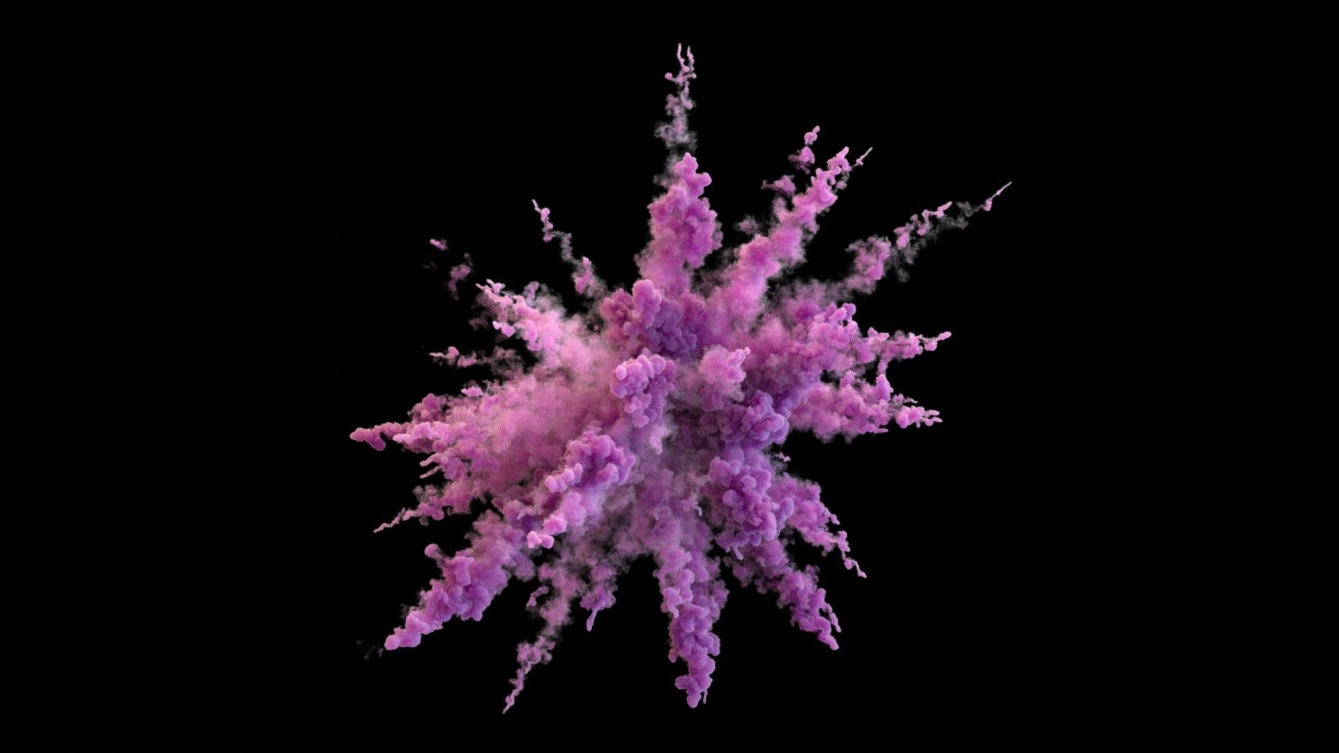 Powder Explosion VDB 3D model_1