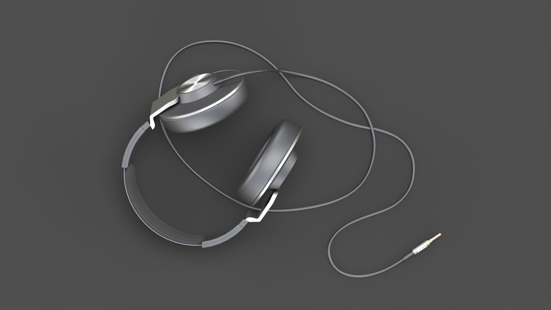 AKG Headphones 3D model_4