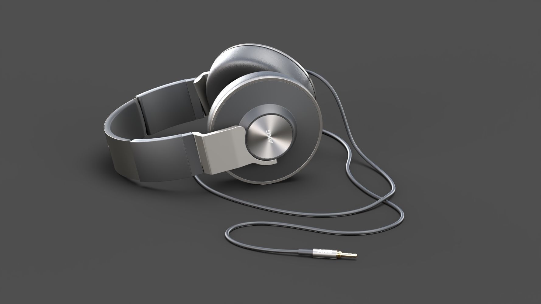 AKG Headphones 3D model_1