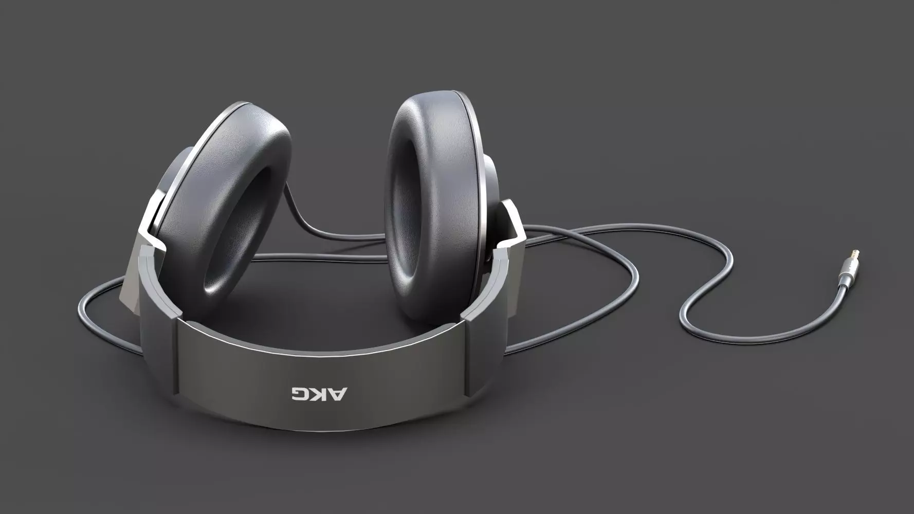 AKG Headphones 3D model_0