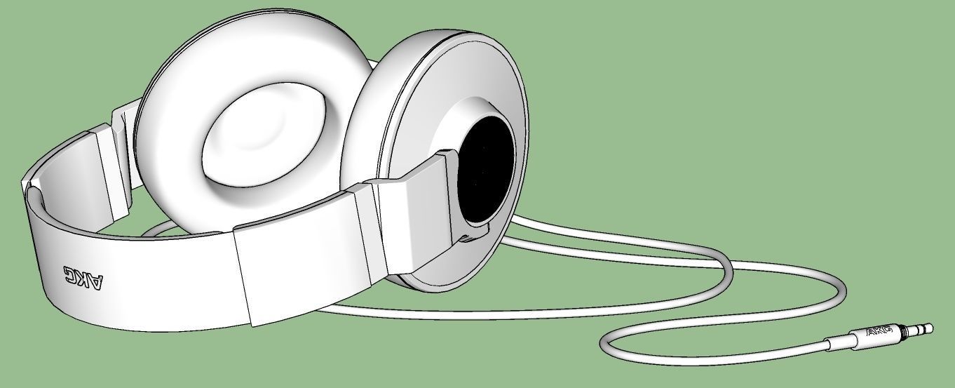 AKG Headphones 3D model_6