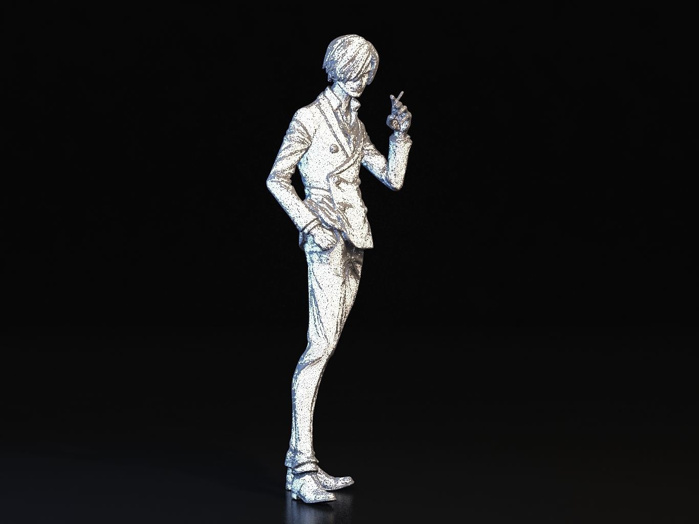 SANJI man in suit 3D model_20