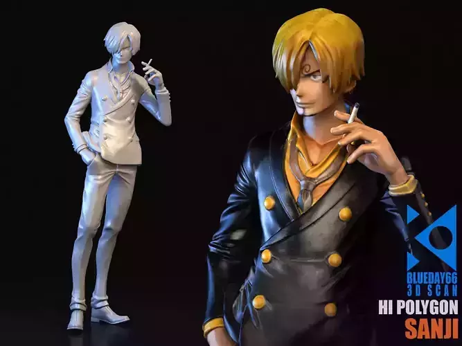 SANJI man in suit 3D model