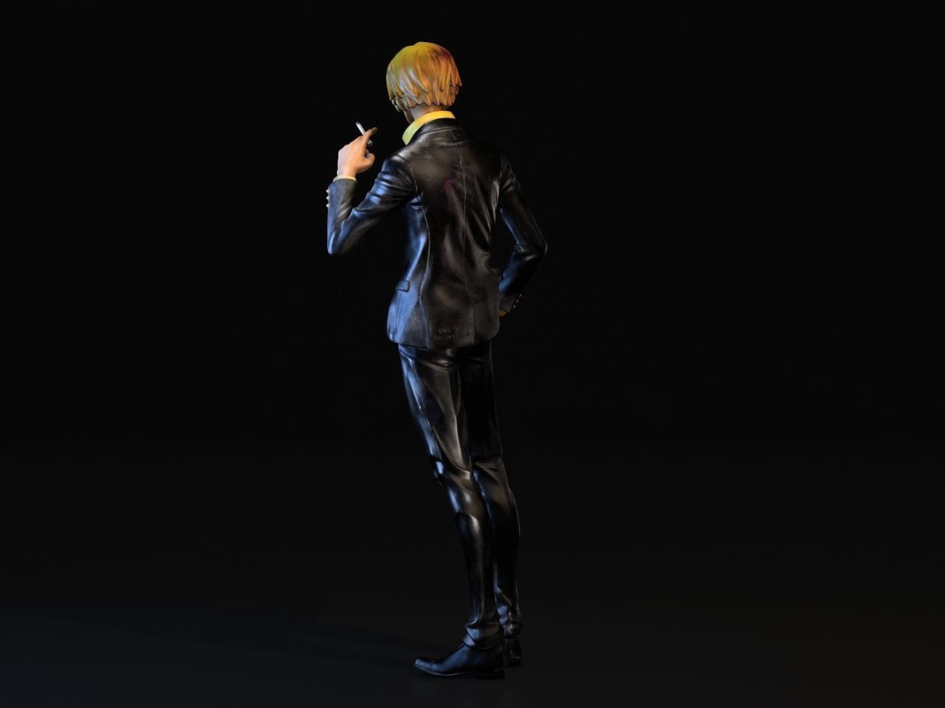 SANJI man in suit 3D model_5