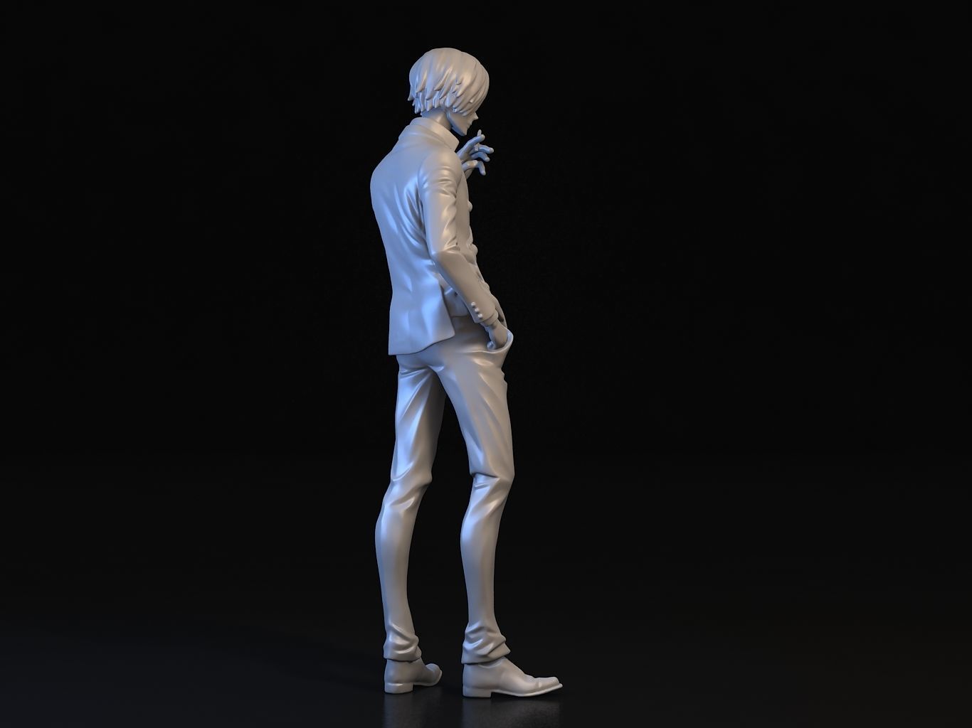 SANJI man in suit 3D model_12