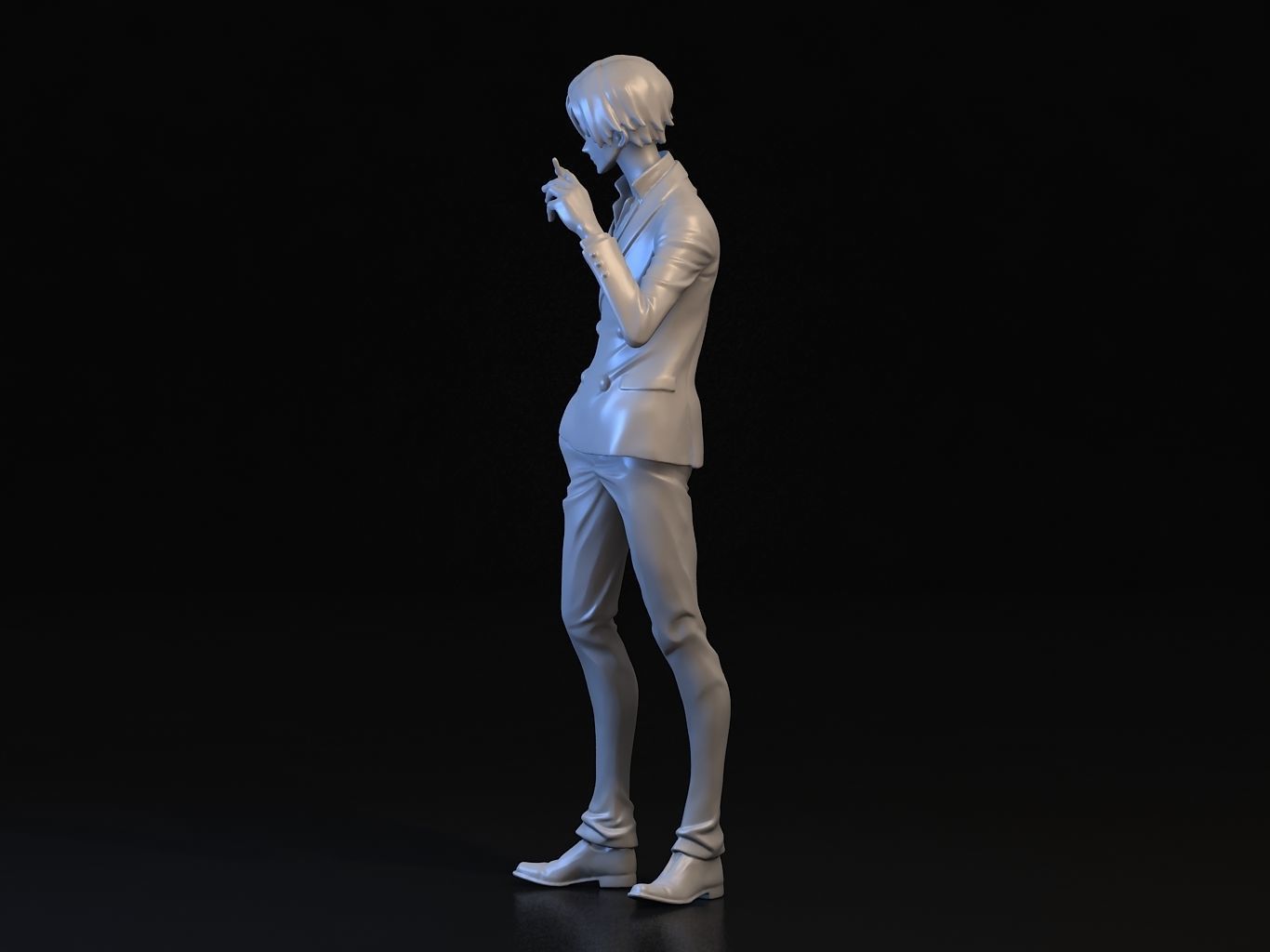 SANJI man in suit 3D model_16