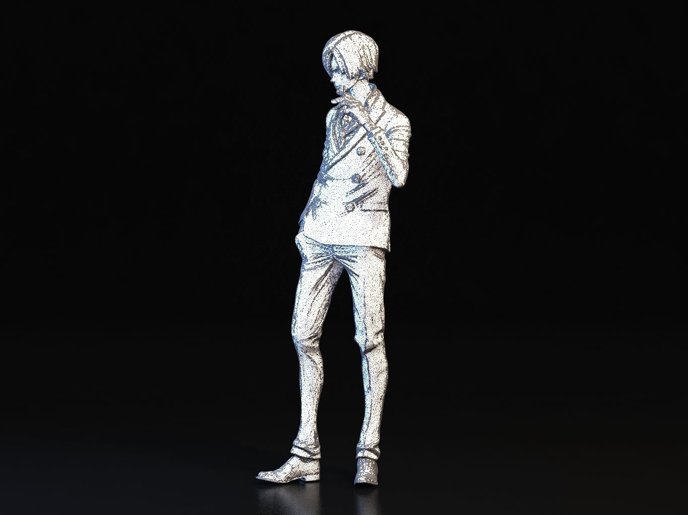 SANJI man in suit 3D model_26
