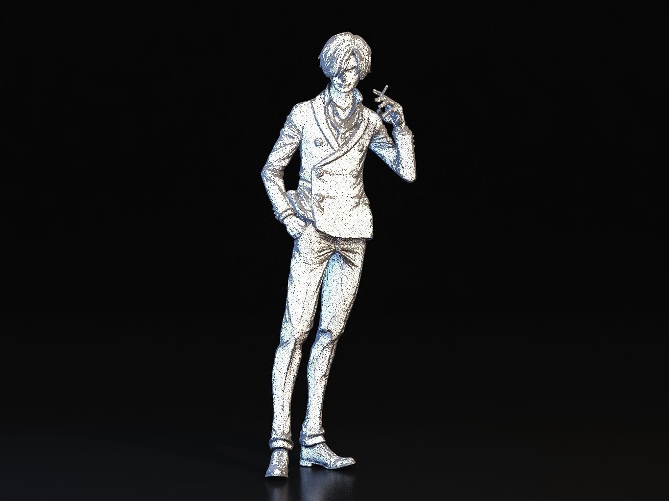SANJI man in suit 3D model_27