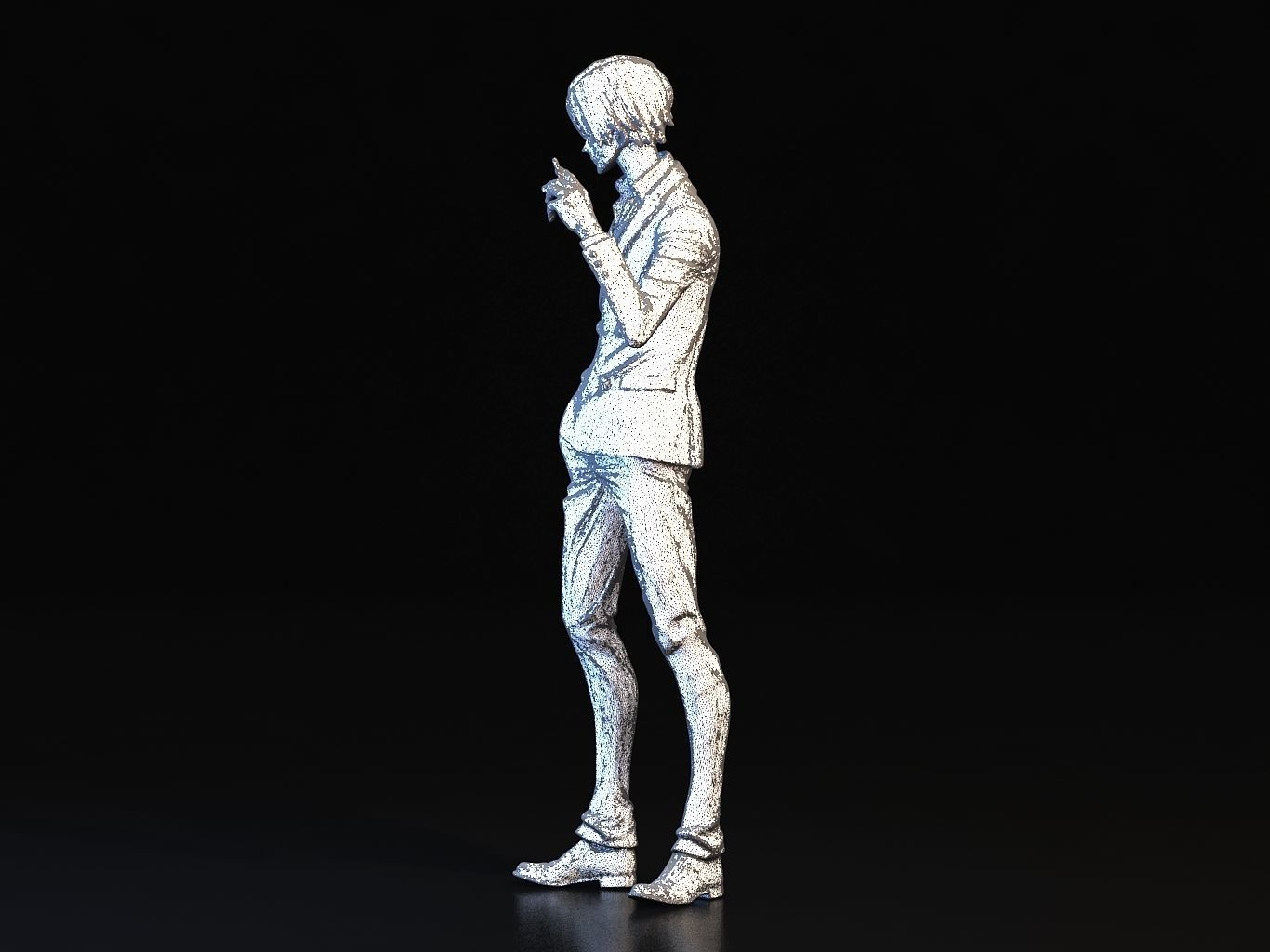 SANJI man in suit 3D model_25