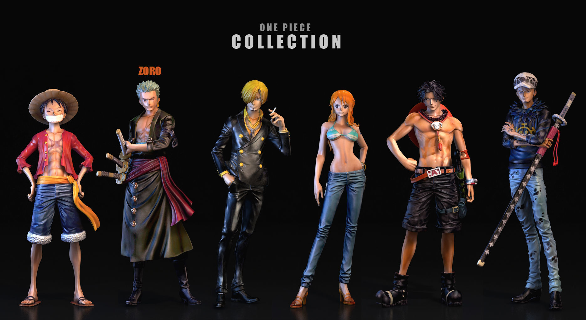 ZORO- man holding two swords 3D model_28