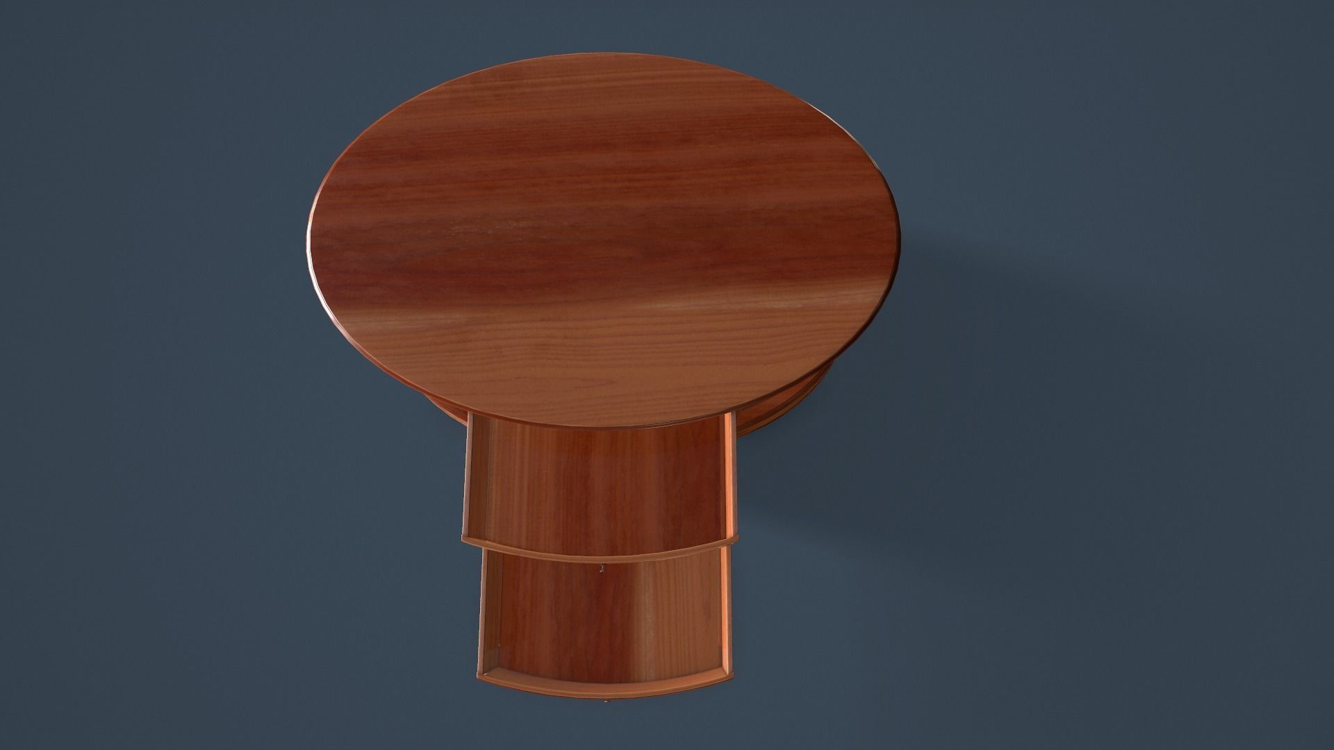 Rigged Coffee Table Low-poly 3D model_13