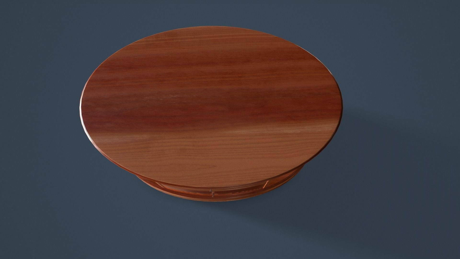 Rigged Coffee Table Low-poly 3D model_4
