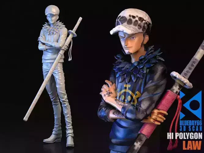 -LAW- man holding baseball bat 3D model