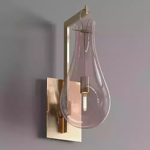 DROP 1 glass wall sconce