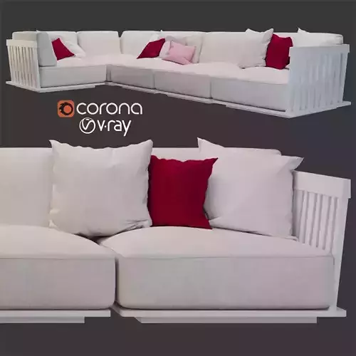 Flexform Zante L 3D model