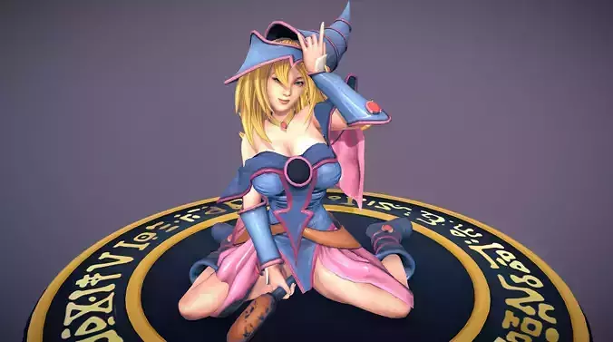 Dark Magician Girl 3D model