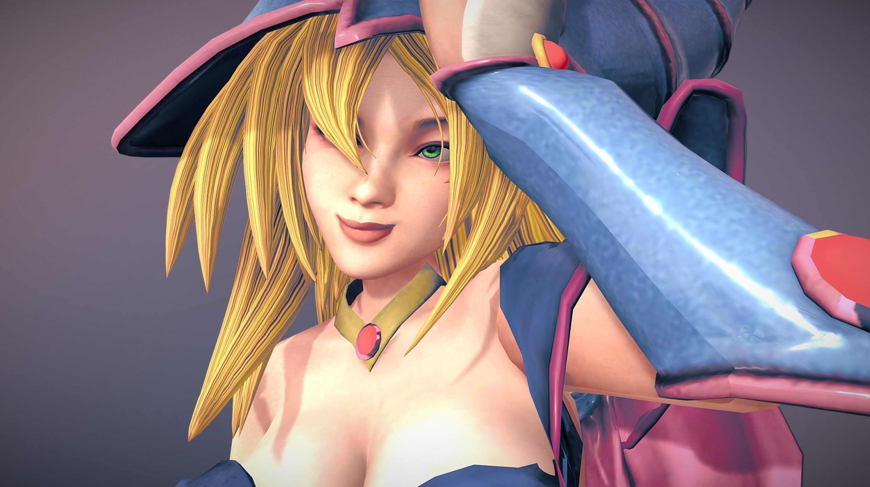 Dark Magician Girl 3D model_8