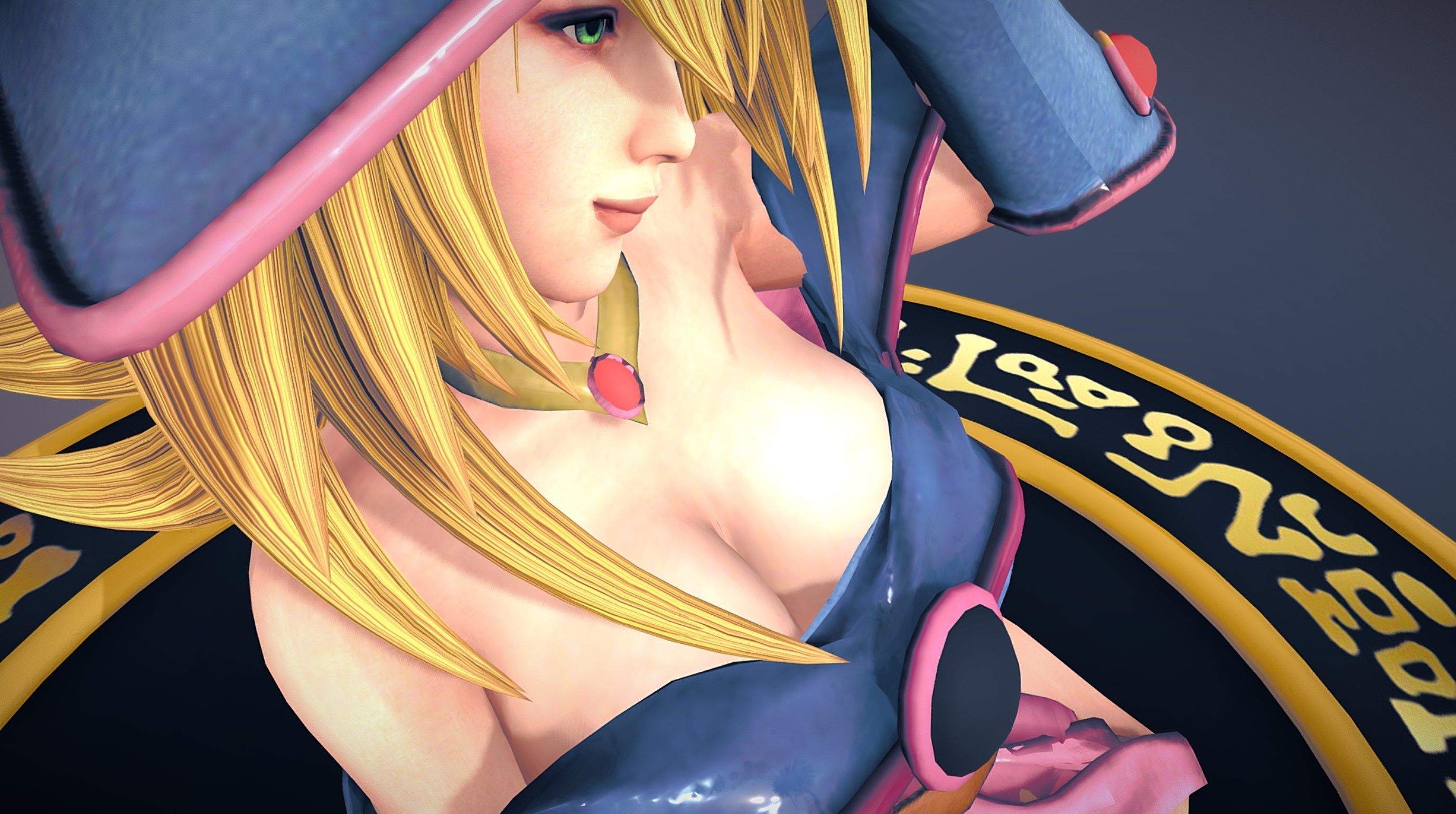 Dark Magician Girl 3D model_9