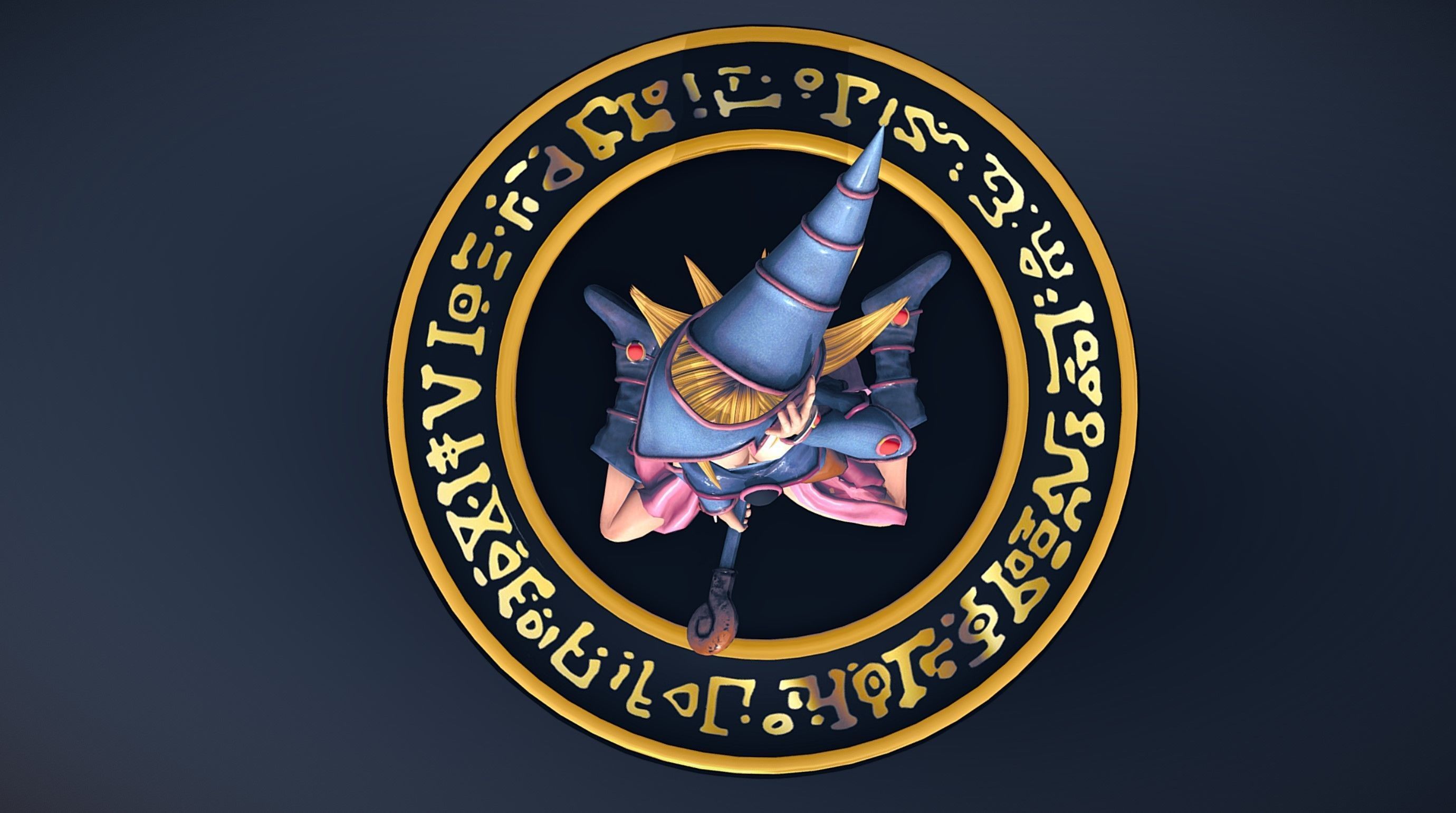 Dark Magician Girl 3D model_10