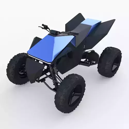 Tesla Cyberquad ATV Blue