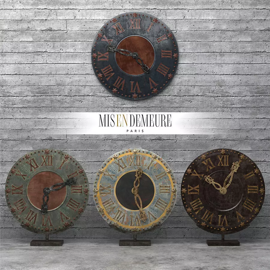 Clock Misendemeure Village 3D model_0