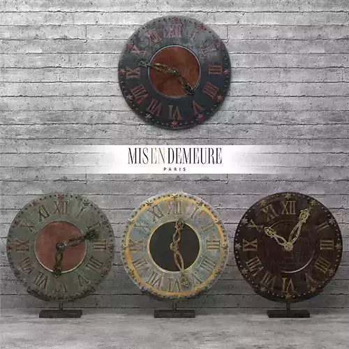 Clock Misendemeure Village 3D model