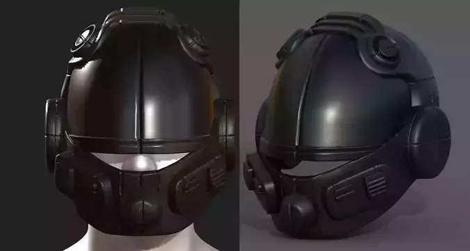 Helmet scifi fantasy futuristic technology cyborg 