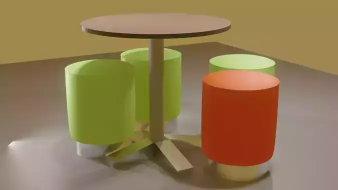 Project 05 Furniture table chair