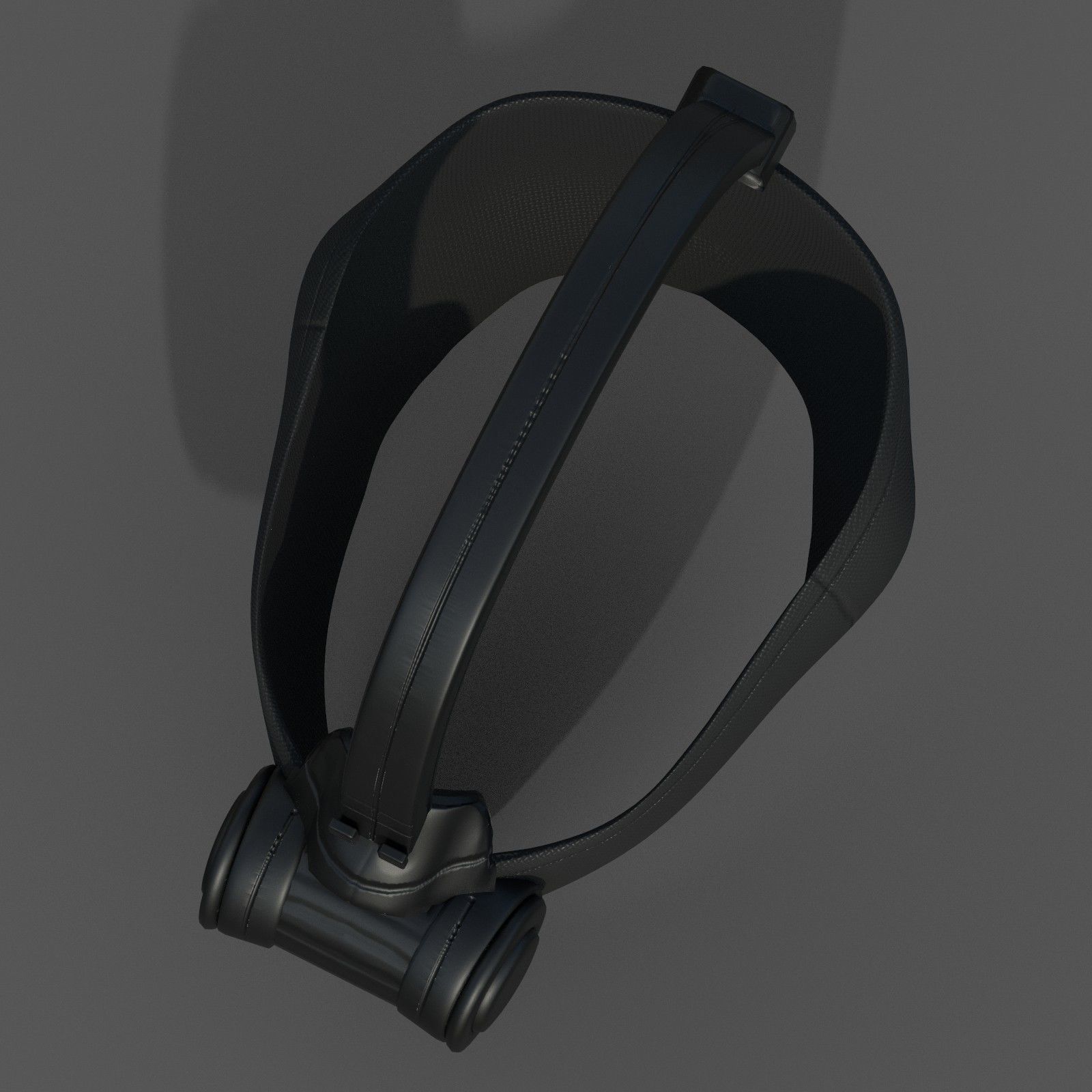 Gas mask respirator scifi futuristic 3d  Low-poly 3D model_4